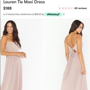 Show Me Your Mumu Lauren Tie Maxi